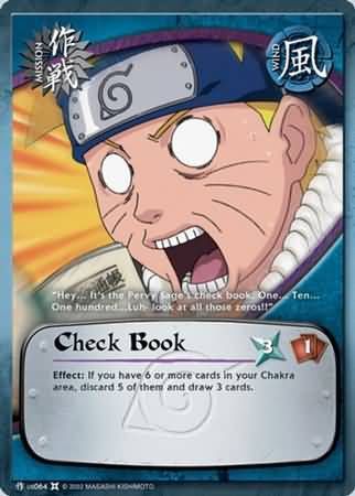 GA Check Book - 064 - Common Naruto: The Chosen Foil