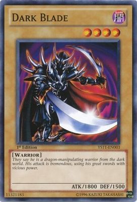 Dark Blade - YS11-EN003 - Common 1st Edition Starter Deck: Dawn of the Xyz 1st Edition Singles (espanol)