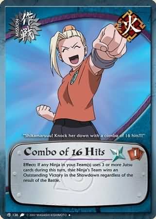 GA Combo of 16 Hits - M-136 - Uncommon Naruto: Revenge and Rebirth Foil