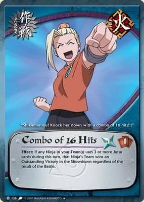 GA Combo of 16 Hits - M-136 - Uncommon Naruto: Revenge and Rebirth Foil