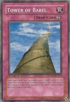 Tower of Babel - SDSC-EN037 - Common 1st Edition Structure Deck: Spellcaster&#39;s Command 1st Edition Singles
