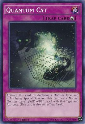 Quantum Cat - BP03-EN237 - Common 1st Edition Battle Pack 3: Monster League 1st Edition Singles