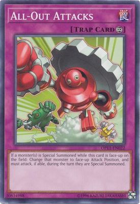 All-Out Attacks - OP11-EN022 - Common OTS Tournament Pack 11 (OP11)