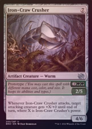 Iron-Craw Crusher 200/287 - Foil The Brothers&#39; War Foil Singles