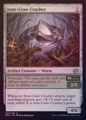 Iron-Craw Crusher 200/287 - Foil The Brothers&#39; War Foil Singles