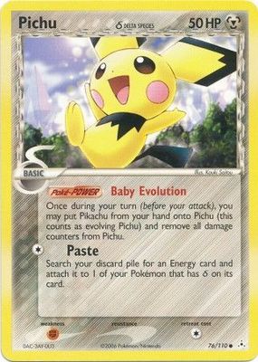 Pichu (Delta Species) - 76/110 - Common Ex Holon Phantoms Singles