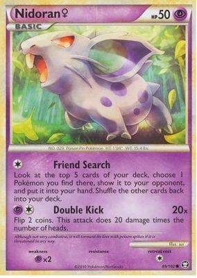 Nidoran - 69/102 - Common HGSS - Triumphant Singles