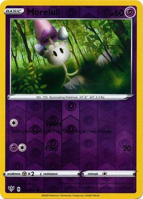 Morelull - 079/189 - Common Reverse Holo Sword &amp; Shield: Darkness Ablaze Reverse Holo Singles (Español)