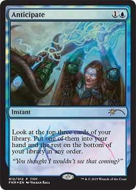 Anticipate 012/012 - FNM Foil Promo Magic: The Gathering Promo Cards (Español)