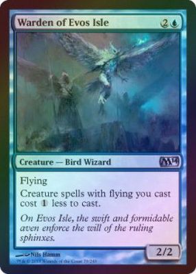Warden of Evos Isle - Foil Magic 2014 (M14) Foil Singles (Español)