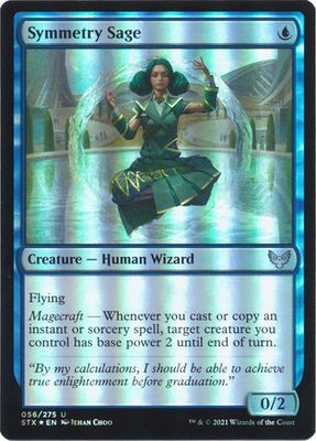 Symmetry Sage 056/275 - Foil Strixhaven: School of Mages Foil Singles