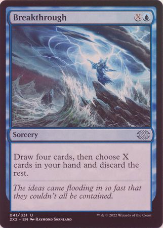 Breakthrough 041/331 - Foil Double Masters 2022 Foil Singles