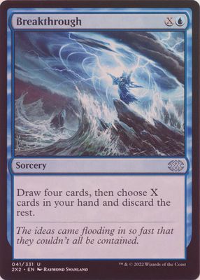 Breakthrough 041/331 - Foil Double Masters 2022 Foil Singles