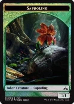 Illusion // Saproling Double-sided Token - FNM Promos (FNM) FNM Promos(Español)