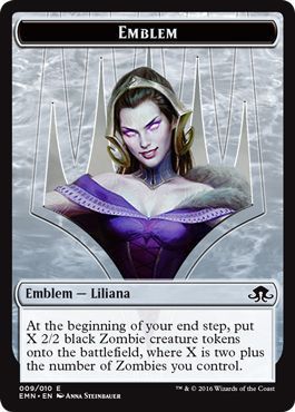 Emblem - Liliana 009 - EMN Eldritch Moon Singles
