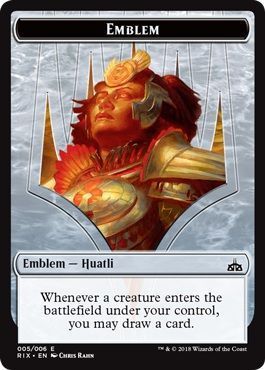 Emblem - Huatli 005 - RIX Rivals of Ixalan Singles