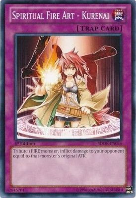 Spiritual Fire Art - Kurenai - SDOK-EN036 - Common 1st Edition Structure Deck: Onslaught of the Fire Kings [SDOK]