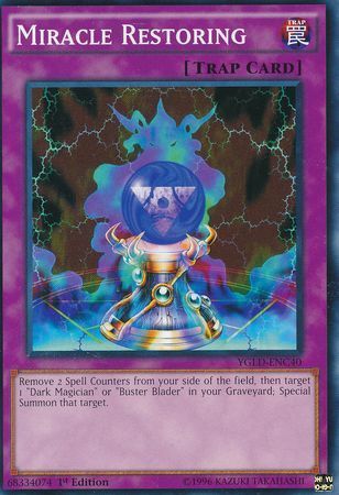 Miracle Restoring - YGLD-ENC40 - Common 1st Edition Yugi&#39;s Gadget Deck 1st Edition (YGLD-ENC)