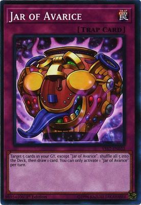 Jar of Avarice - YS17-EN032 - Common 1st Edition Starter Deck Link Strike Singles (ESPANOL)