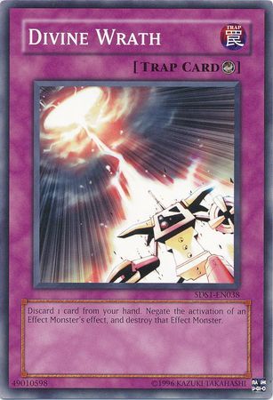 Divine Wrath - 5DS1-EN038 - Common Unlimited Starter Deck: 5D&#39;s (2008) [5DS1] Unlimited Singles