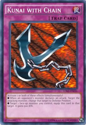 Kunai with Chain - LDK2-ENJ36 - Common Unlimited Legendary Decks II - Joey Unlimited Singles
