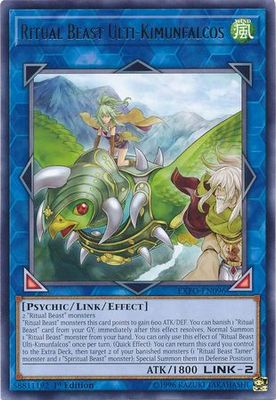 Ritual Beast Ulti-Kimunfalcos - EXFO-EN096 - Rare 1st Edition Extreme Force [EXFO] 1st Edition Singles (espanol)