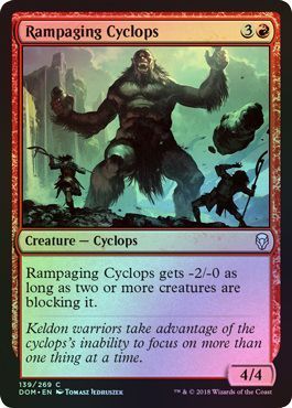 Rampaging Cyclops 139/269 - Foil Dominaria Foil Singles (Español)
