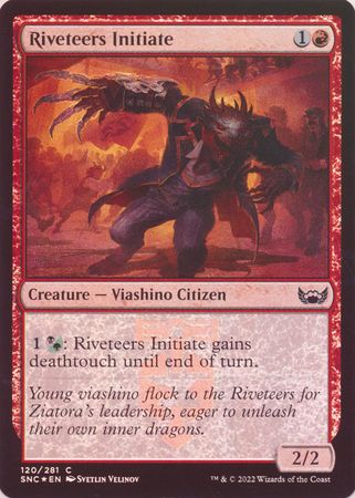 Riveteers Initiate 120/281 - Foil Streets of New Capenna Foil Singles