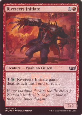 Riveteers Initiate 120/281 - Foil Streets of New Capenna Foil Singles