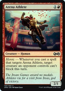 Arena Athlete 123/254 - Foil Ultimate Masters Foil Singles