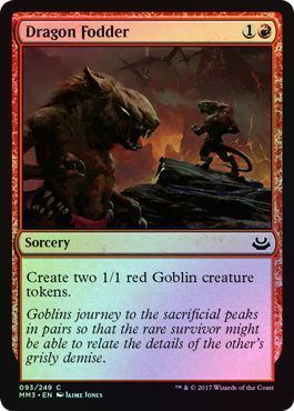 Dragon Fodder 093/249 - Foil Modern Masters 2017 Foil Singles