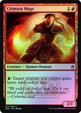 Crimson Mage 127/249 - Foil Masters 25 Foil Singles