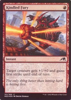 Kindled Fury 151/302 - Foil Kamigawa Neon Dynasty Foil Singles
