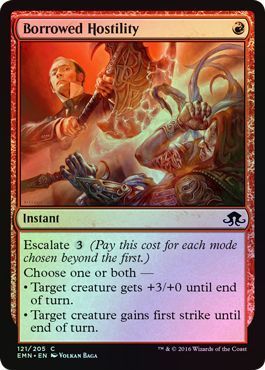 Borrowed Hostility 121/205 - Foil Eldritch Moon Foil Singles