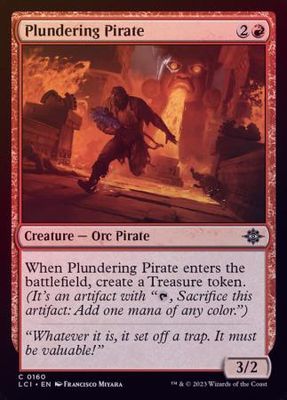 Plundering Pirate 0160 - Foil The Lost Caverns of Ixalan Foil Singles