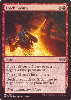 Torch Breath 127/281 - Foil Streets of New Capenna Foil Singles (Español)