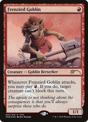 Frenzied Goblin - FNM Promos (FNM) FNM Promos (Español)