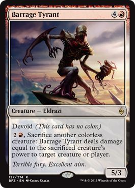 Barrage Tyrant 127/274 Battle for Zendikar Singles