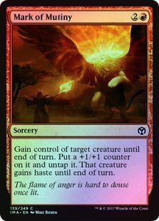 Mark of Mutiny 139/249 - Foil Iconic Masters Foil Singles