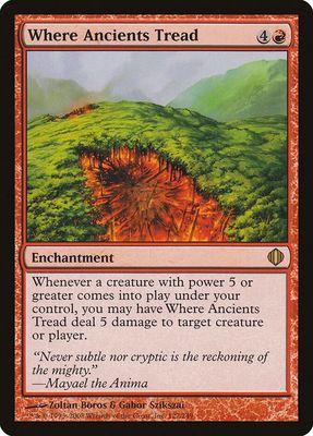 Where Ancients Tread - Shards of Alara (ALA) Shards of Alara