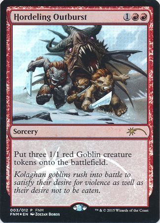 Hordeling Outburst 003/012 - FNM Foil Promo Magic: The Gathering Promo Cards (Español)