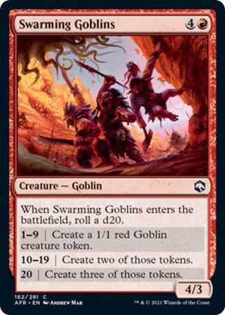 Swarming Goblins 162/281 - Adventures in the Forgotten Realms Singles