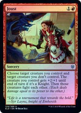 Joust 129/269 - Foil Throne of Eldraine Foil Singles
