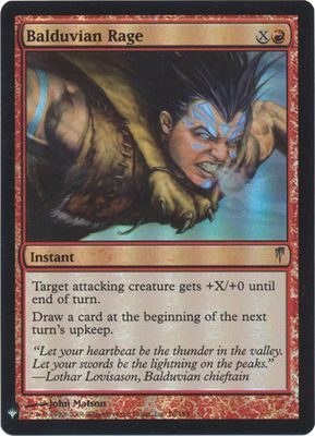Balduvian Rage - Foil Mystery Booster Mystery Booster Singles
