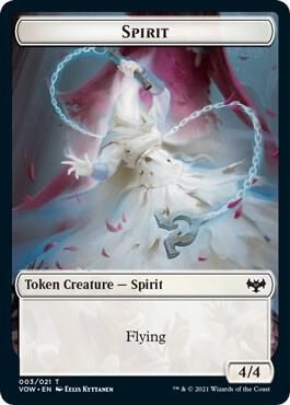 Insect // Spirit (003) Double-Sided Token - Innistrad: Crimson Vow (Foil) Innistrad: Crimson Vow
