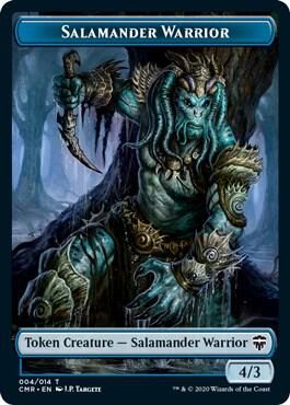 Salamander Warrior // Thrull Double-Sided Token - Commander Legends (CMR) Commander Legends