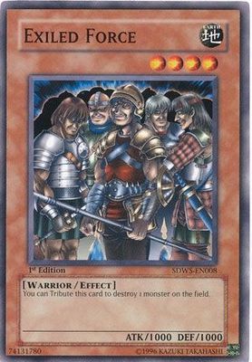 Exiled Force - SDWS-EN008 - Common 1st Edition Structure Deck: Warriors&#39; Strike 1st Edition Singles