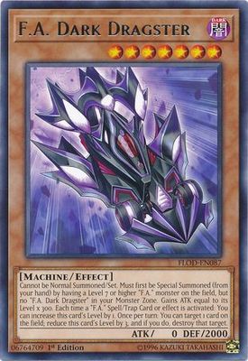 F.A. Dark Dragster - FLOD-EN087 - Rare 1st Edition Flames of Destruction 1st Edition Singles