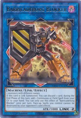 Barricadeborg Blocker - MP20-EN140 - Rare 1st Edition 2020 Mega-Tin: Lost Memories 1st Edition Singles