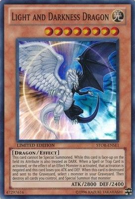 Light and Darkness Dragon - STOR-ENSE1 - Super Rare Yu-Gi-Oh! Promo Cards